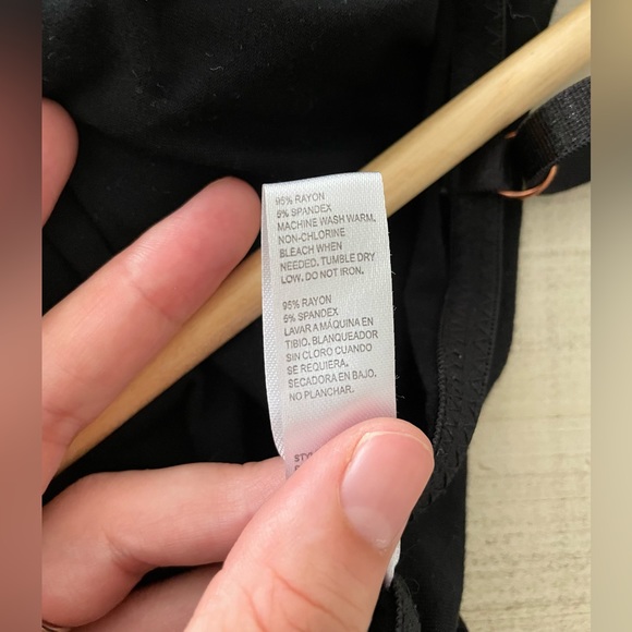 2/$20 Marilyn Monroe Black Bodysuit size small - Picture 6 of 6